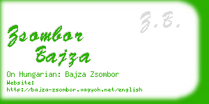 zsombor bajza business card